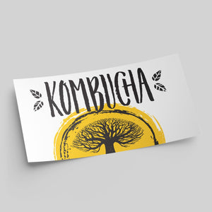 Stomp Kombucha - Stickers Rectangle Kombucha Stickers