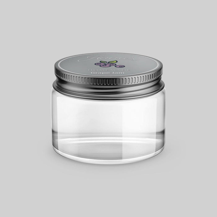 Clear Circle Mason Jar Lid Labels (Waterproof)