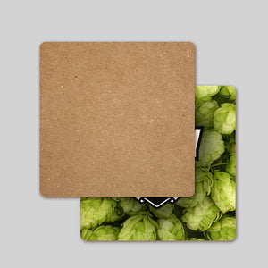 Stomp Coasters 4" x 4" / 18 pt. Wet Strength Paperboard Square Beer Paper Coasters
