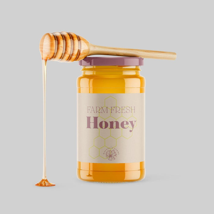 Rectangle Paper Honey Labels