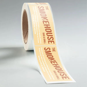 Stomp Food Delivery - Labels Rectangle Glossy Food Delivery Labels (Waterproof)