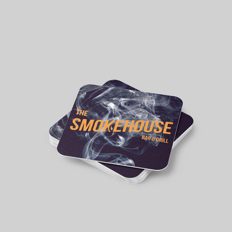 Sticker Coasters Square Restaurant Coasters | Free Shipping โ Stomp Stickers