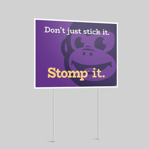 Stomp Signs Poster Board Yard Signs & Frames