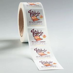 Stomp Other Beverages - Labels Clear Square Kombucha Labels (Waterproof)