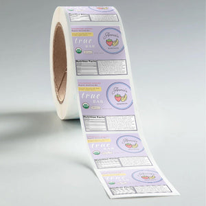 Stomp Health Product - Labels Square Paper Health Product Labels