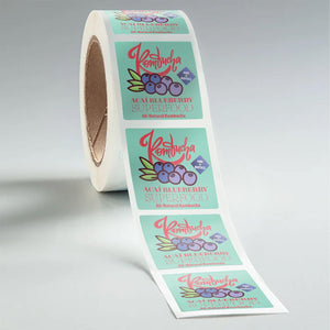 Stomp Other Beverages - Labels Square Glossy Kombucha Labels (Waterproof)