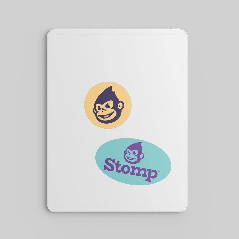 Oval Tech Stickers | Instant Proofs | Free Shipping – Stomp Stickers