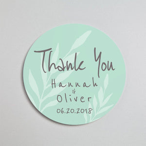 Oval Wedding Stickers, Instant Proofs